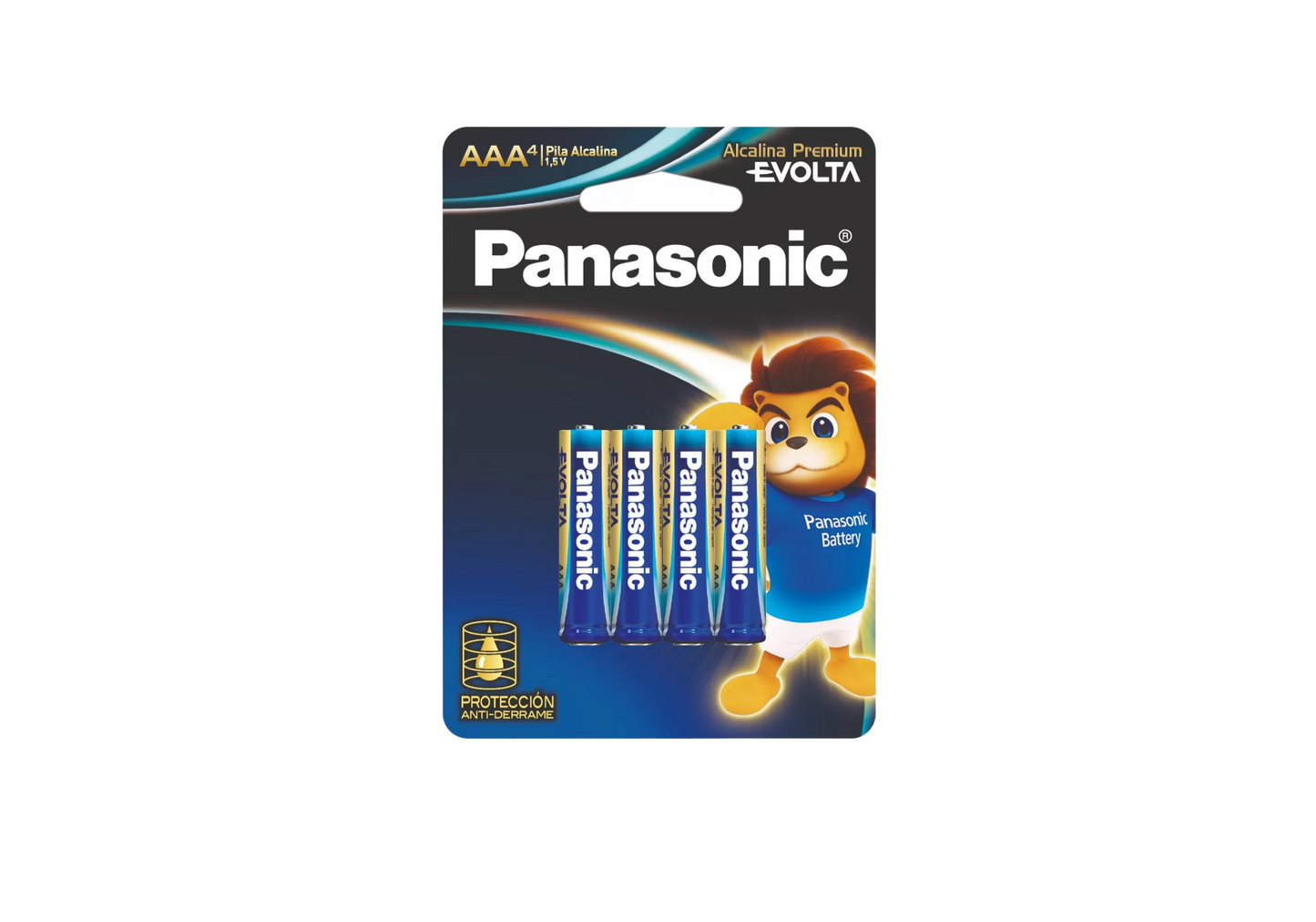 Batería Alcalina AAA Panasonic x4