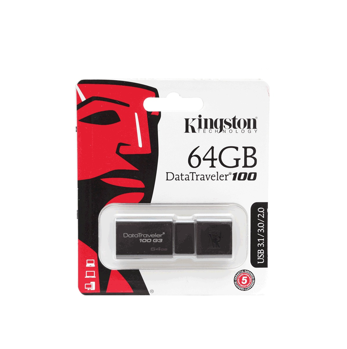 MEMORIA USB KINGSTON 64 GB